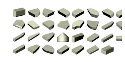 Brazed carbide inserts