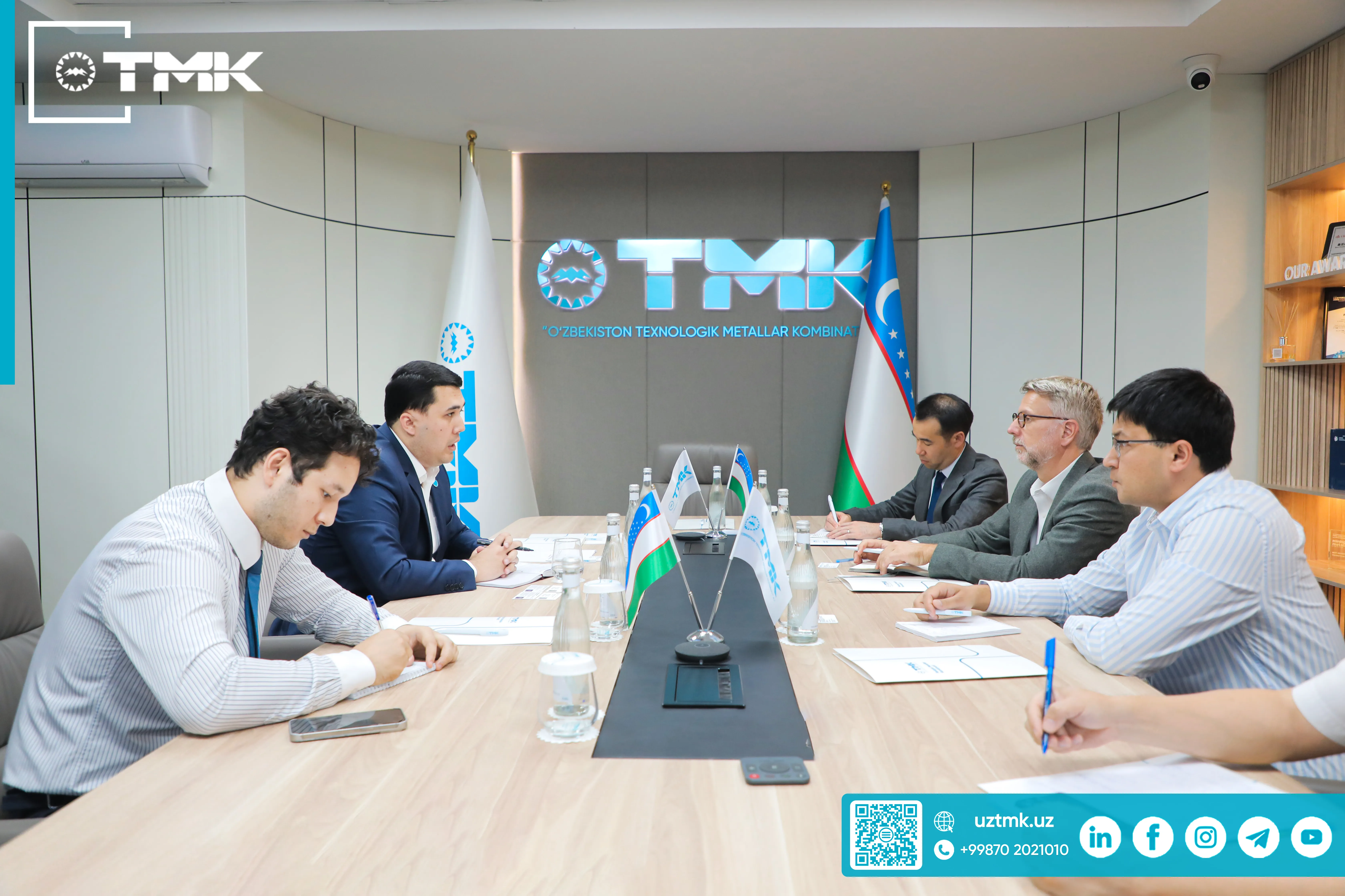 TMK va AECOM PGI/TCTR dasturi doirasidagi hamkorlik istiqbollarini muhokama qildi