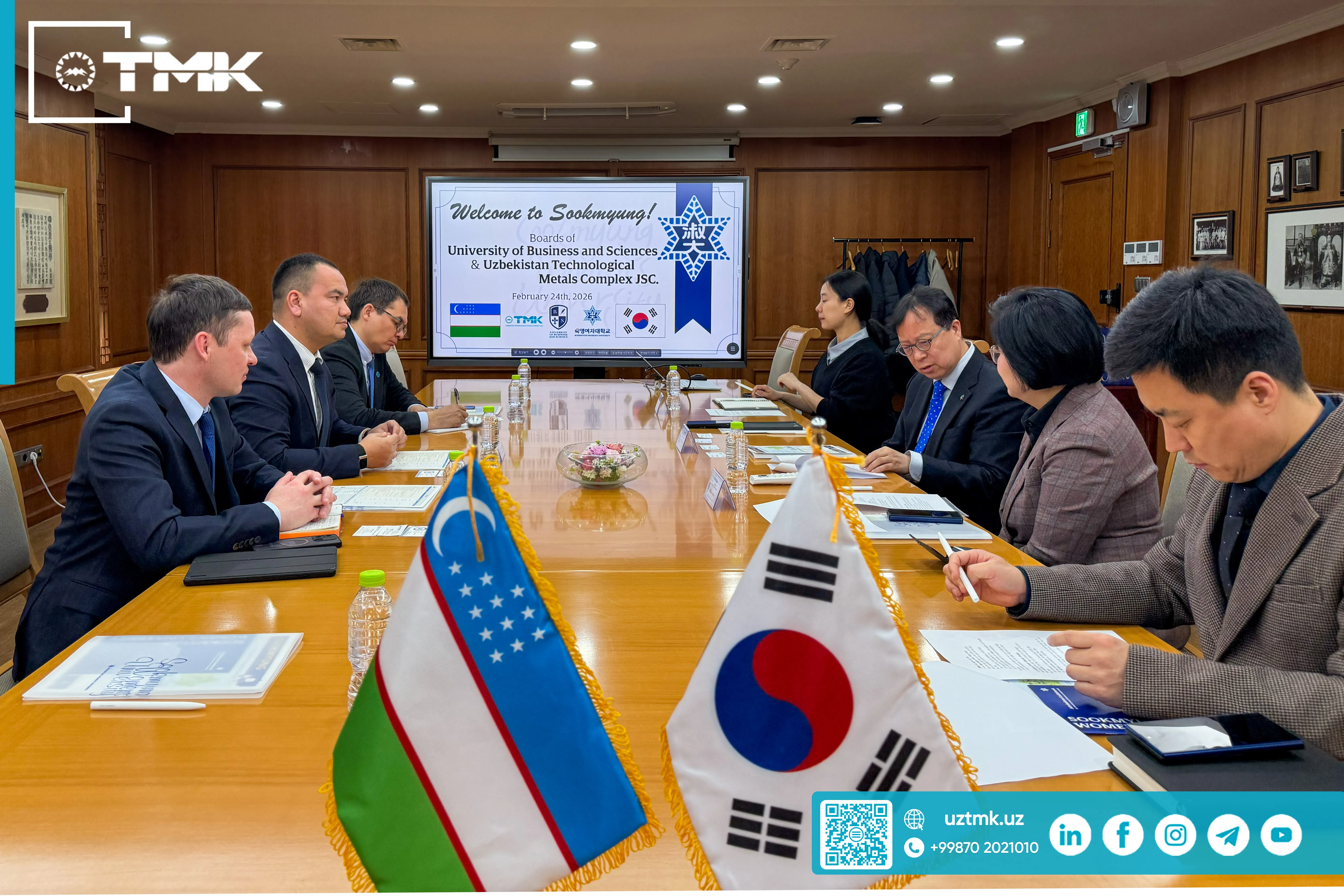 Cooperation Between TMK and the South Korean Scientific Community Expands