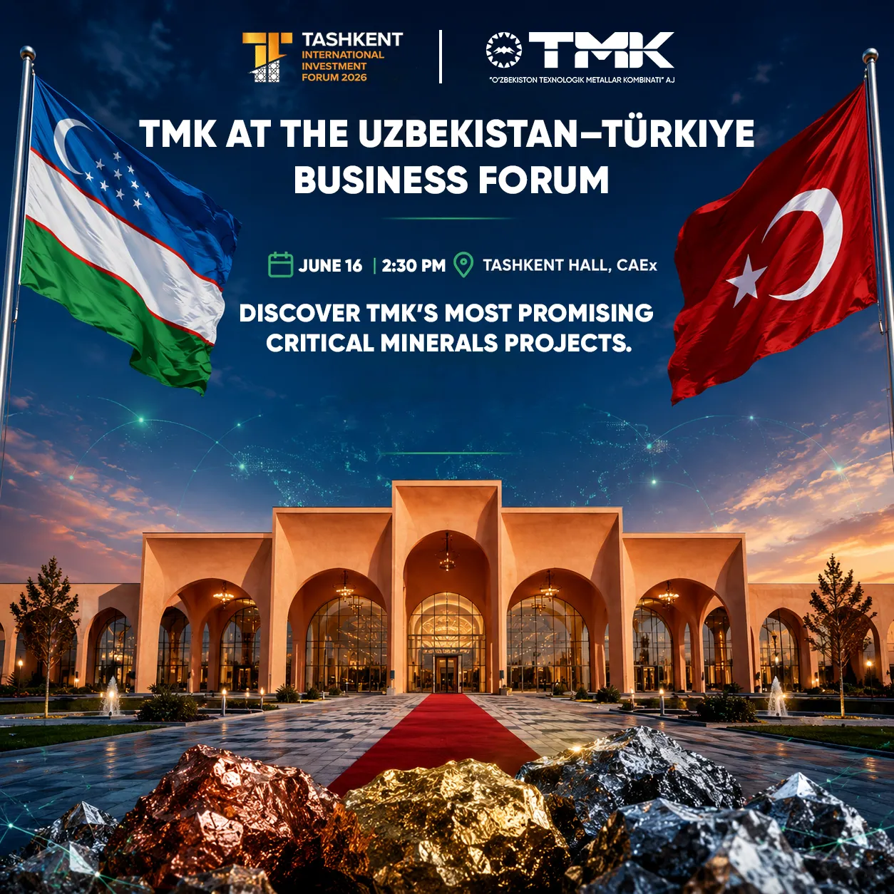 TIIF 2026: TMK at the Uzbekistan–Türkiye Business Forum