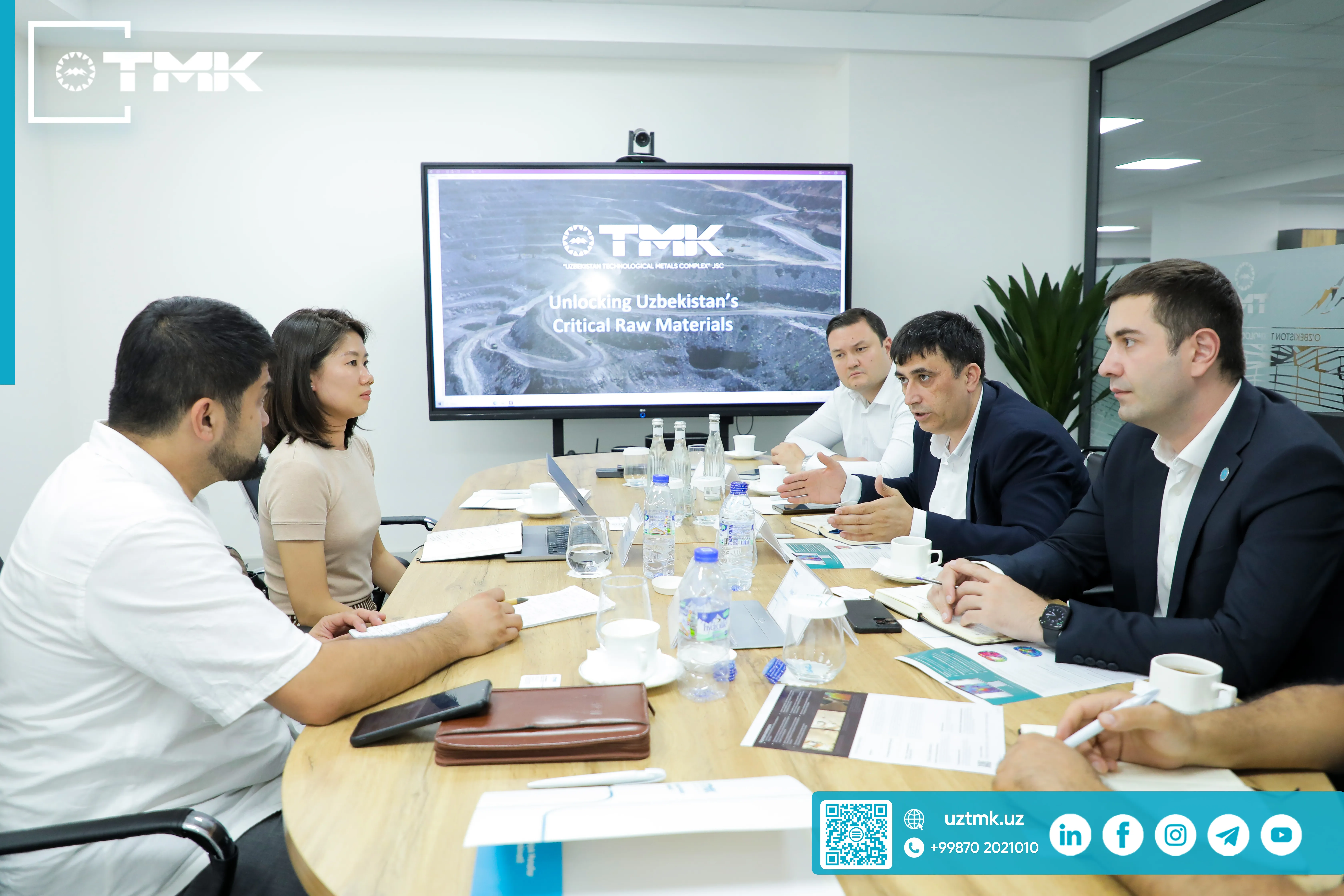 TMK Holds Talks with a Canadian Company on Introducing AI Technologies into Mineral Exploration