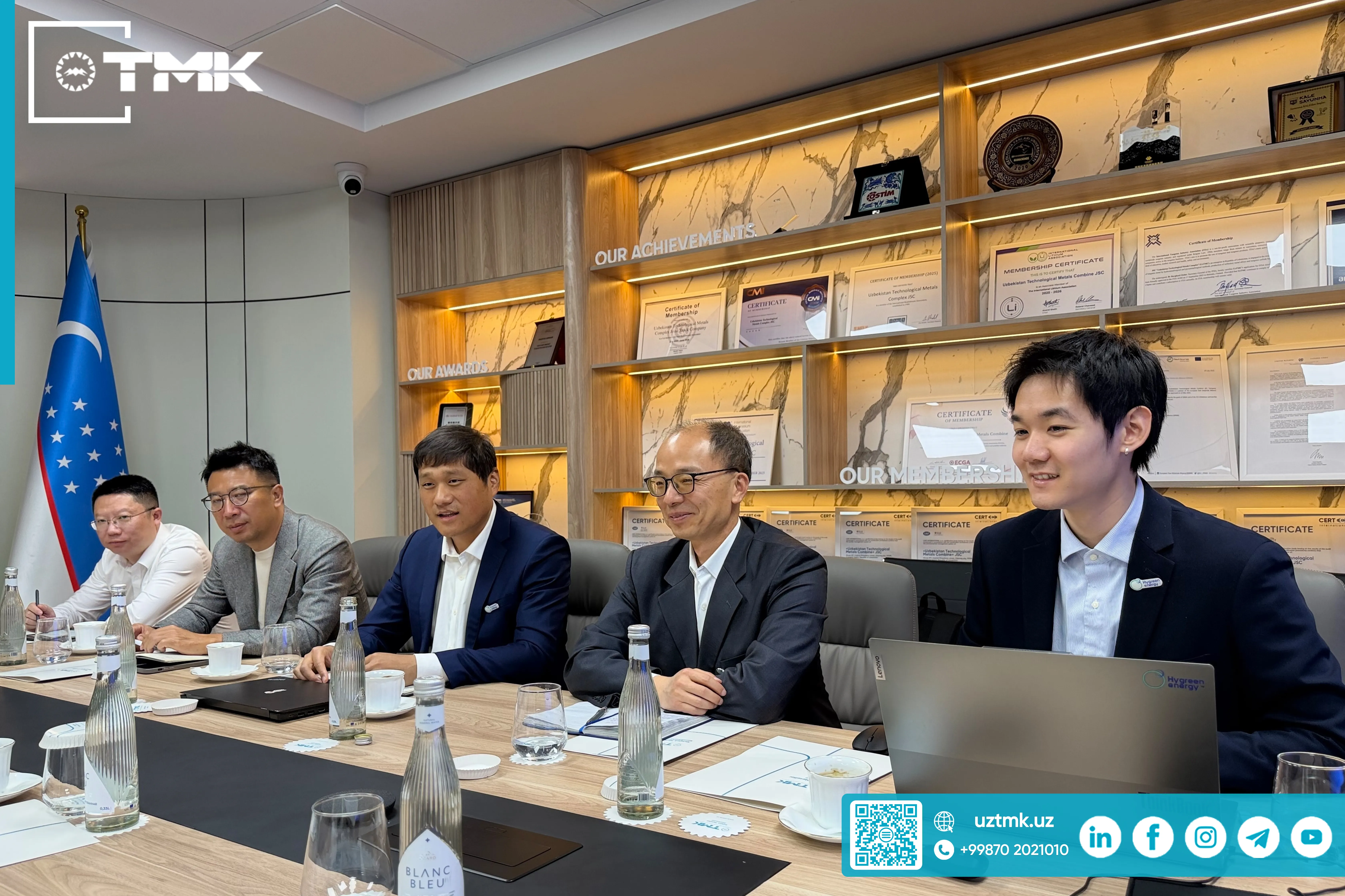 TMK and Hygreen Energy:  Joining Forces to Develop Hydrogen Infrastructure