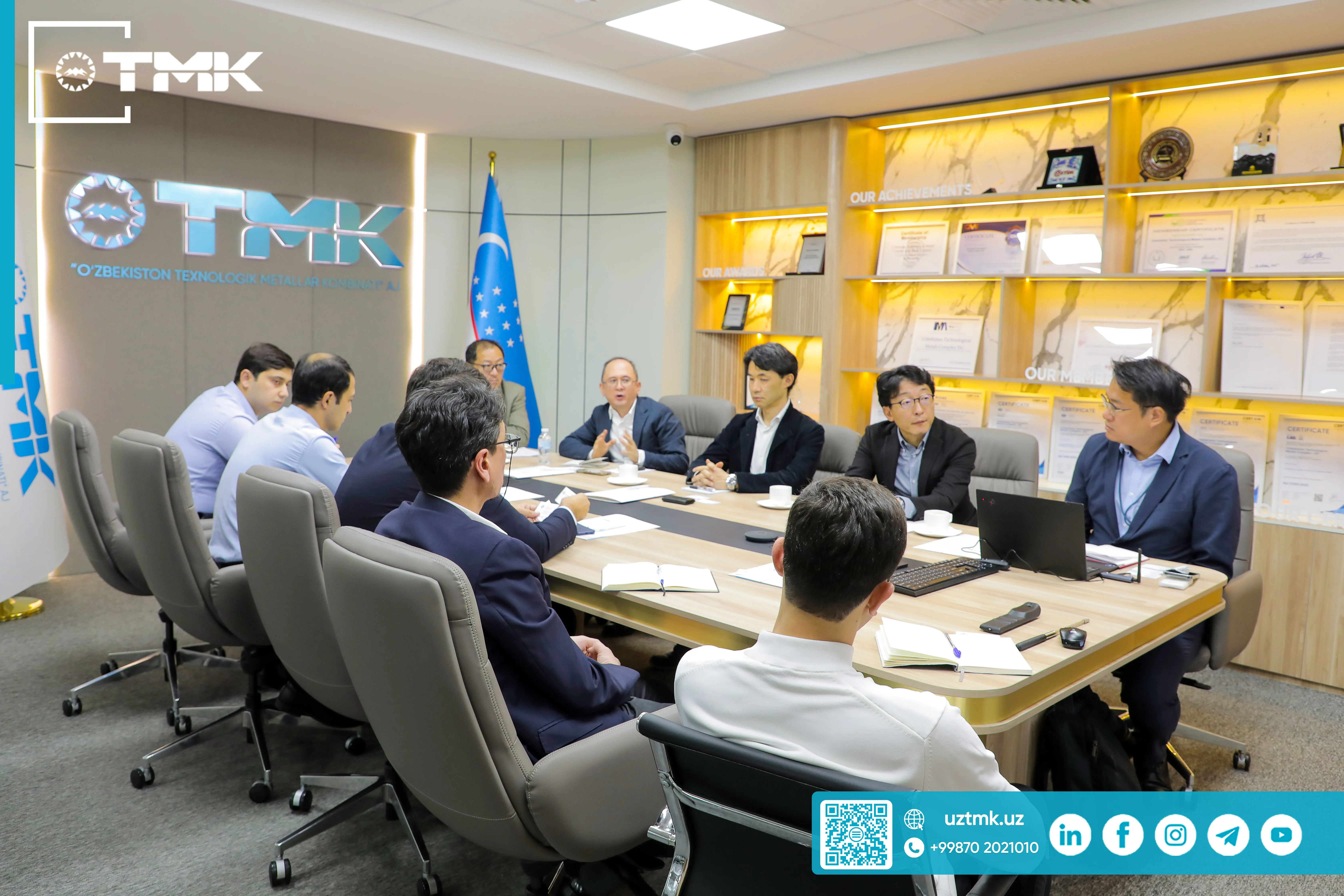  Prospects for cooperation between TMK and a Japanese company were discussed
