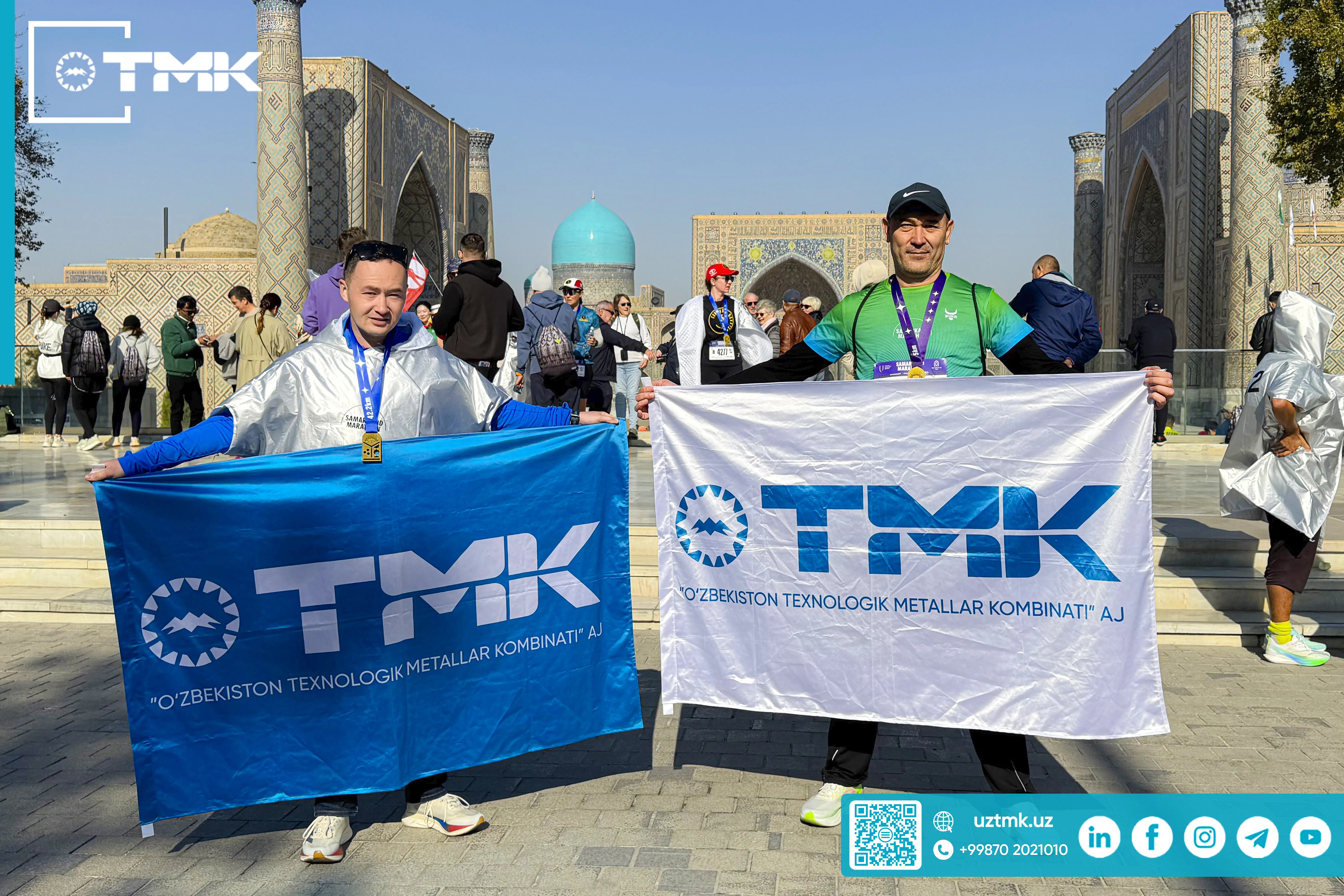TMK Employees Participate in “Samarkand Marathon-2025” for a Noble Cause
