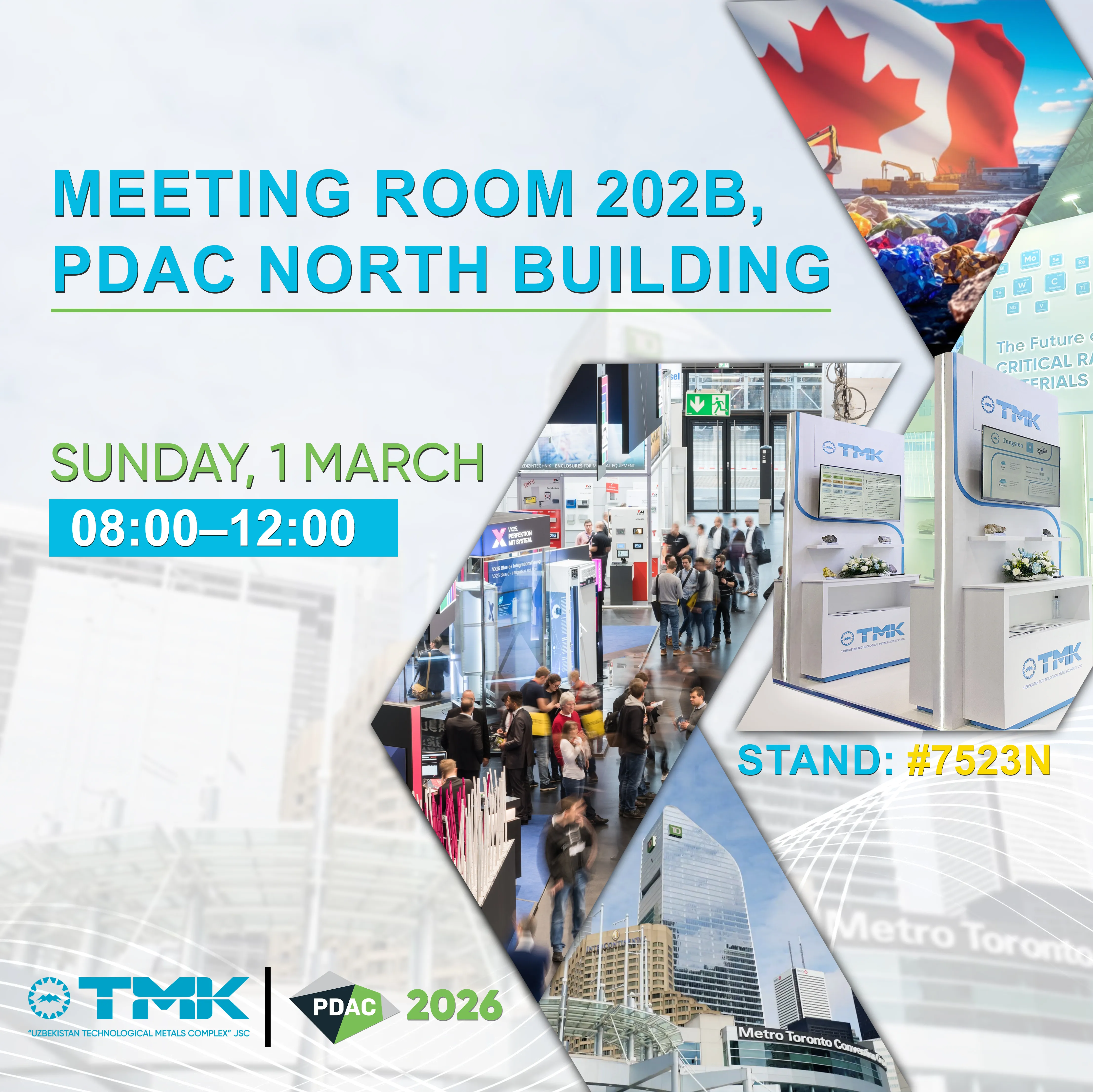  Discover Uzbekistan’s new  opportunities in critical minerals  at PDAC 2026!